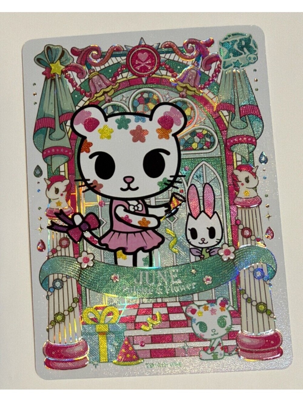tokidoki TD-XR-014 JUNE Palette & Flower Trading Card